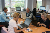 The Friends of Low Parks Museum working hard transcribing documents